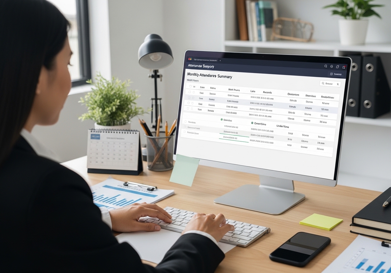 Attendance Summary Report UI